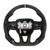 Drake Muscle Cars CH950-19 Carbon Fiber Heated Steering Wheel with Leather Grips for 15-23 Challenger & Charger Non SRT