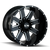 ION 141 18x9 5" Backspace Gloss Black Milled Spokes Wheel for 19-24 RAM 1500 & TRX - 141-8937M