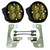 Baja Designs 447723 Squadron-R SAE Fog Pocket Light Kit Amber for 18-24 Jeep Wrangler JL & Gladiator JT with Rubicon Metal Bumper