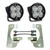 Baja Designs 447069 Squadron-R Pro Fog Pocket Light Kit Clear for 18-24 Jeep Wrangler JL & Gladiator JT with Rubicon Metal Bumper