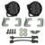 Baja Designs 447635 Squadron-R SAE Fog Light Pocket Kit Clear for 18-24 Jeep Wrangler JL & Gladiator JT with Saraha/Rubicon Plastic Bumper