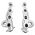 BBK Performance 40150 1-3/4" Shorty Headers Silver Ceramic for 19-23 RAM 1500 5.7L