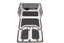 BedRug HLJK074DRK Hard Top HeadLiner Kit for 07-10 Jeep Wrangler Unlimited JK