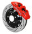 Wilwood AERO6 Front Big Brake Kit Drilled Rotors Red Calipers for 05-10 Challenger, Charger, Magnum & 300 5.7L - 140-11764-DR