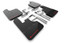 Rally Armor MF84-BLK-RD Mud Flaps Red Logo for 20-24 Jeep Gladiator JT non Rubicon