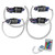 Oracle 3990-504 LED Surface Mount Headlight Halo Kit ColorSHIFT with Simple Controller for 15-23 Challenger