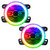 Oracle 7026-333 Fog Lights SMD Halo ColorSHIFT for 11-14 Charger