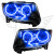 Oracle 7070-002 Pre-Assembled Halo Headlights Non-HID Blue for 11-13 Jeep Grand Cherokee