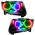 Oracle 7070-333 Pre-Assembled Halo Headlights Non-HID ColorSHIFT with 2.0 Controller for 11-13 Jeep Grand Cherokee