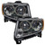 Oracle 7070-334 Pre-Assembled Halo Headlights Non-HID ColorSHIFT for 11-13 Jeep Grand Cherokee