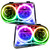 Oracle 7163-334 Pre-Assembled Halo Headlights Non-HID ColorSHIFT for 05-10 Chrysler 300C