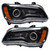 Oracle 7729-333 Pre-Assembled Halo Headlights Black Non-HID ColorSHIFT with 2.0 Controller for 11-14 Chrysler 300C