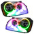 Oracle 7157-334 Pre-Assembled Halo Headlights Chrome ColorSHIFT for 05-07 Magnum
