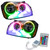 Oracle 7157-504 Pre-Assembled Halo Headlights Chrome ColorSHIFT with Simple Controller for 05-07 Magnum