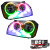 Oracle 7157-335 Pre-Assembled Halo Headlights Chrome ColorSHIFT with BC1 Controller for 05-07 Magnum