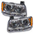 Oracle 8901-334 Pre-Assembled Halo Headlights Chrome ColorSHIFT for 2008 Magnum