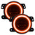 Oracle 5846-005 High Performance 20W LED Halo Fog Lights Amber for 10-24 Jeep Wrangler JK, JL & Gladiator JT