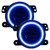 Oracle 5846-002 High Performance 20W LED Halo Fog Lights Blue for 10-24 Jeep Wrangler JK, JL & Gladiator JT