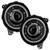 Oracle 5839-504 Oculus Bi-LED Projector Halo Headlights White Matte Black Bezel for 18-24 Jeep Wrangler JL & Gladiator JT