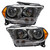 Oracle 7101-504 Pre-Assembled Halo Headlights Chrome Non-HID ColorSHIFT with Simple Controller for 11-13 Durango