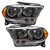 Oracle 7101-334 Pre-Assembled Halo Headlights Chrome Non-HID ColorSHIFT for 11-13 Durango