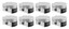Manley Platinum Stock Stroke 4.095" Bore Piston Set 1.75cc Dome .927" Pin for Gen III Hemi 6.4L - 598805C-8