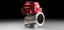 TiALSport 002951 44mm MV-R Wastegate with All Springs & V-Band Clamps Red