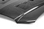 Anderson Composites Heat Extractor-style Carbon Fiber Hood (2011-2014 Charger) - AC-HD1113DGCR4D-TS