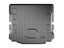 WeatherTech 401055SK Cargo Liner Black with Bumper Protector for 15-18 Jeep Wrangler JK 2 Door