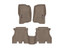 WeatherTech 451313-1-2 Front & Rear Floorliners Tan for 18-24 Jeep Wrangler Unlimited JL