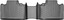 WeatherTech 443244IM Rear FloorLiner HP Black for 11-23 Durango with 2nd Row Bucket Seats