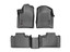 WeatherTech 448751-443242 Front & Rear FloorLiners Black for 2015 Durango with 2nd Row Bench Seat
