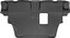 WeatherTech 443243IM 3rd Row FloorLiner HP Black for 11-23 Durango with 2nd Row Bench Seat