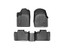 WeatherTech 44324-1-2 Front & Rear FloorLiners Black for 11-12 Grand Cherokee & Durango with 2nd Row Bench Seat