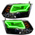 Oracle 8906-335 Pre-Assembled RGB+A ColorSHIFT+ Switchback Halo Headlights Black with BC1 Controller for 09-18 RAM 1500