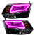 Oracle 8906-335 Pre-Assembled RGB+A ColorSHIFT+ Switchback Halo Headlights Black with BC1 Controller for 09-18 RAM 1500