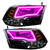 Oracle 8906-334 Pre-Assembled RGB+A ColorSHIFT+ Switchback Halo Headlights Black for 09-18 RAM 1500