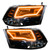 Oracle 8906-504 Pre-Assembled RGB+A ColorSHIFT+ Switchback Halo Headlights Black with Simple Controller for 09-18 RAM 1500