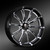 RC Components CS5351A-03 15x3.5" Hammer Front Drag Race Wheel for LX/LC/LD with 15" Front Brake Conversion