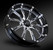 RC Components CS5351A-03 15x3.5" Hammer Front Drag Race Wheel for LX/LC/LD with 15" Front Brake Conversion