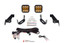 Diode Dynamics DD7288 SS5 CrossLink Bumper Lightbar Kit Sport Yellow Combo for 18-24 Jeep Wrangler JL & 20-24 Gladiator JT