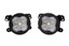 Diode Dynamics DD7047 SS3 Pro LED Amber Backlit White SAE Fog Light Kit for 07-18 Jeep Wrangler JK, 18-24 Wrangler JL & 20-24 Gladiator JT with Plastic Bumper