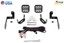 Diode Dynamics DD7275 SS5 Pro LED Pod Bumper Light Kit White Combo for 07-18 Jeep Wrangler JK