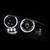 ANZO USA 121381 Projector Halo Headlights Black for 06-10 Charger