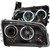 ANZO USA 121218 Projector Halo Headlights Black RX Halo for 06-10 Charger