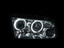 ANZO USA 121218 Projector Halo Headlights Black RX Halo for 06-10 Charger
