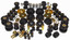 Prothane 4-2010-BL Complete Suspension Bushing Kit Black for 05-10 Challenger, Charger, Magnum & 300