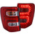 ANZO USA 311150 LED Taillights Chrome Red Clear Lens for 99-04 Jeep Grand Cherokee WJ