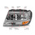 ANZO USA 111538 Crystal Plank Style Headlights Chrome for 99-04 Jeep Grand Cherokee WJ