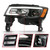 ANZO USA 111418 Projector Switchback LED Plank Style Headlights Black for 17-21 Jeep Grand Cherokee 